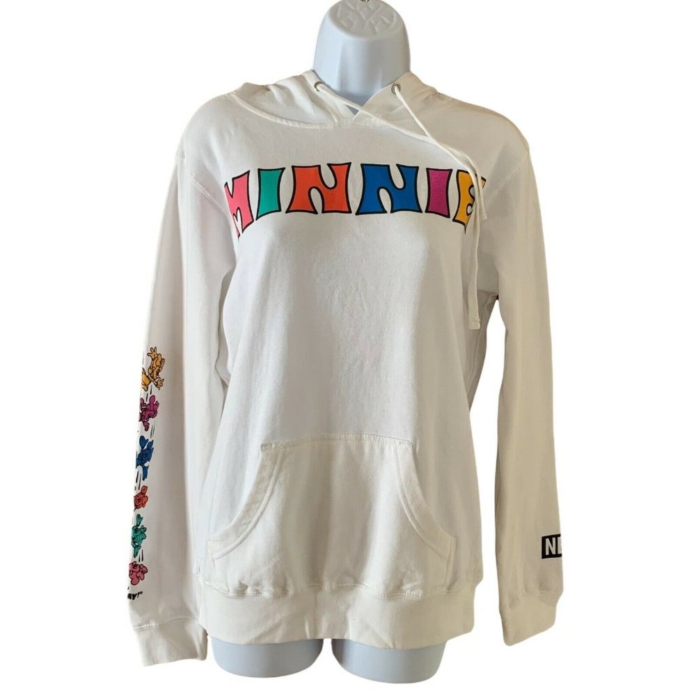 Disney Collection by Neff  Minnie Mouse Graphic Hoodie White Color Size Small